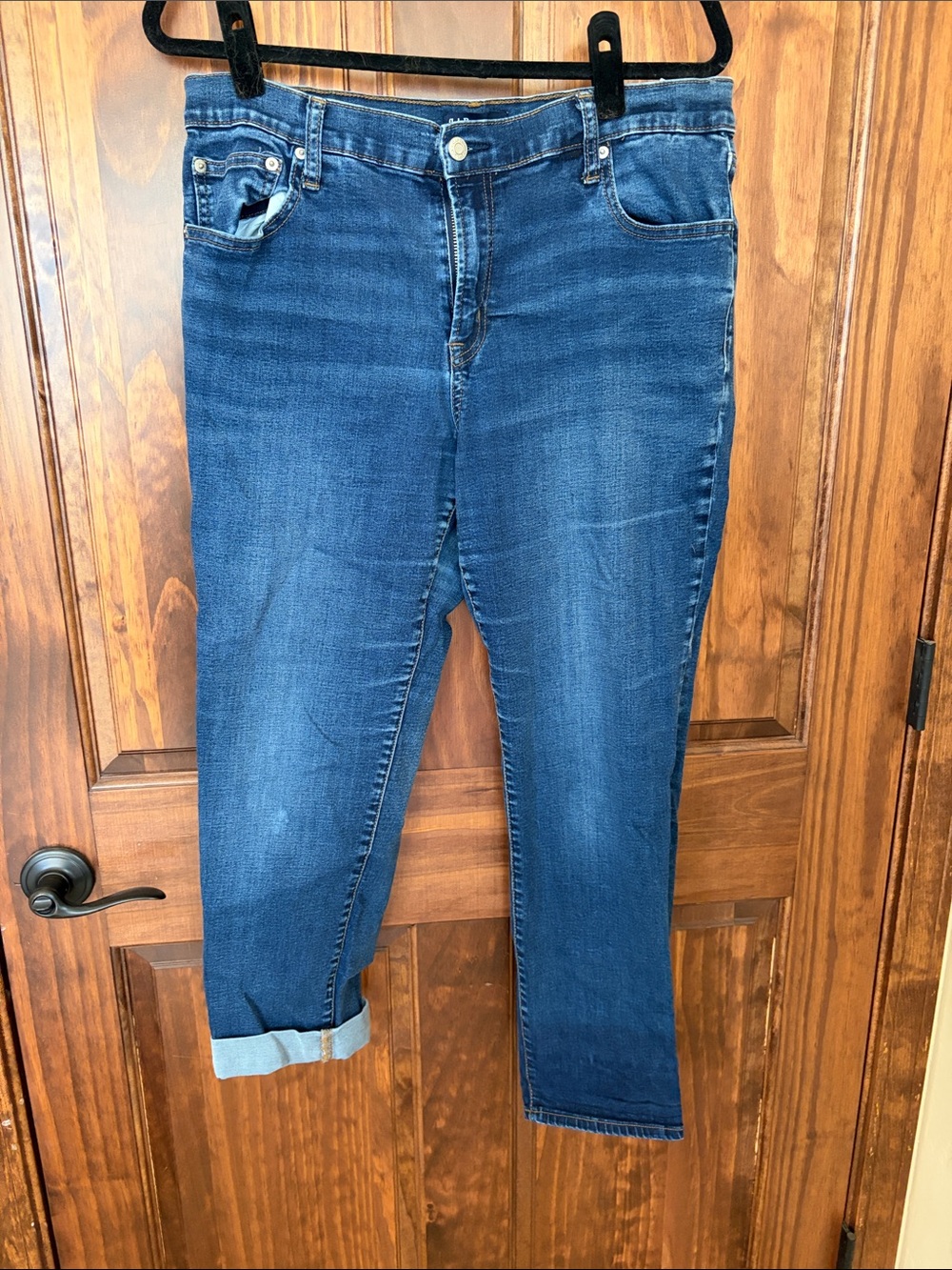 Gap Girlfriend Women’s Jeans- Dark Blue